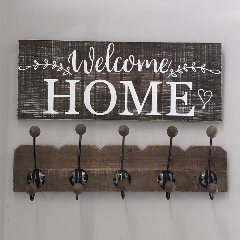 Welcome home wall art
